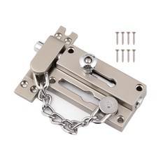 안전고리 도어체인 실버 고급형, 엔틱, 1개