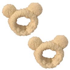 Bruy Bear 洗臉帶, 白色, 2個