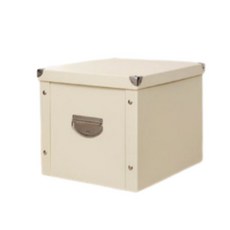 Tempry摺疊式折疊箱 衣服玩具收納整理箱, 米色, 1個