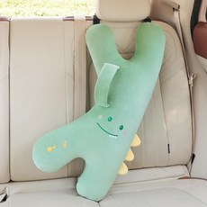 半島良品 K字安全帶抱枕睡枕, 1個, 小恐龍