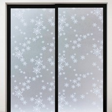 소니오 플라워 반투명 창문 시트지, 06 스노우