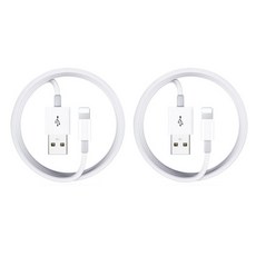 피치몰 아이폰 고속충전 케이블 2p, 2m, 화이트