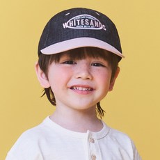화이트샌즈 아동용 워셔블 데님 돌리시 볼캡