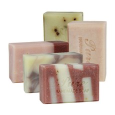 Ann Chen 陳怡安手工皂 愛的季節冬 + 玉蘭修護 + 脂蜜之皂 + 玫瑰果之戀 + 玫瑰燕麥, 110g, 5個
