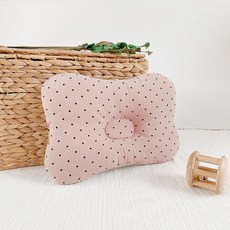 Ma lolotte 嬰兒印花鴨嘴枕, 粉色, 1個