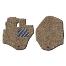 四季卡車線圈墊加長駕駛員座椅+乘客座椅套組, 棕色, 起亞邦戈