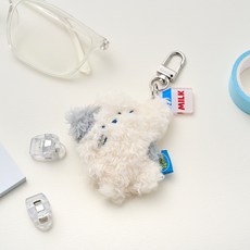 Modern House奶油店大長長迷你鑰匙圈, 奶貓, 1個, 7cm