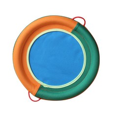 HI BEAR 狗狗布製飛盤 訓練用玩具 圓盤 23cm, 3色款, 1個