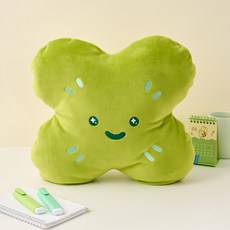 버터 눈반짝 클로버 페이스 쿠션, 그린