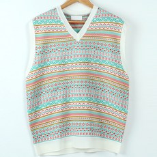 PLAYS 男士獨特的多圖案針織背心背心