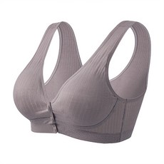 純棉前開式印花哺乳內衣