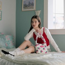 랩 플라워 부클 백 AQ7ABA07