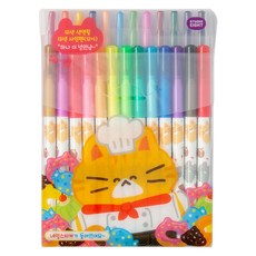 STUDIO EIGHT 布丁好朋友 12色色鉛筆 + 13色簽字筆套組, 混合色, 1套