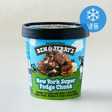 벤앤제리스 뉴욕 수퍼 퍼지 청크 (냉동), 1개, 1개입, 473ml
