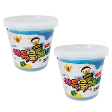 에듀클레이 유아용 클레이 2p, 연한하늘