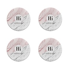 可愛簡約硅藻土杯墊 B33, 款式11