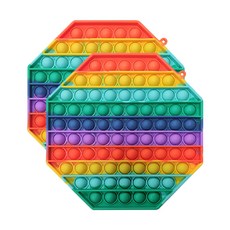 8角彩色泡泡樂 HG-112-2 2入, 混色