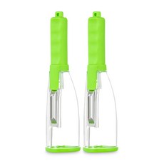 Cleanboss 聰明蔬菜削皮器, 綠色, 2個