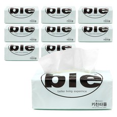 BetterLivingExperience 抽取式3層廚房紙巾 L號, 100張, 9包