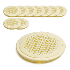 把手世界長桶換氣蓋 米色, 10個