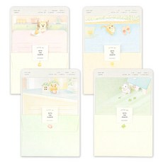 DASH&DOT With You Always 信紙 4款 x 4張 + 信封 4款 x 2個 套組
