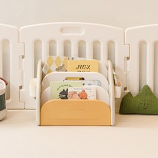 LUNA STORY Lulu迷你前置書架, 黃色, 3層