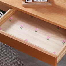 UNHAVE 可自由裁剪多用途防水廚房抽屜墊, 01 鬱金香, 1個