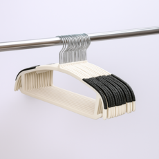 데보코 防肩角旋轉衣架, 黑色, 20個