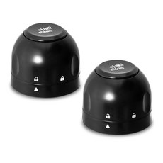 鐵壁真空瓶塞, 2個, 黑色