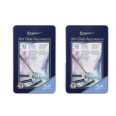 giorgione Art 三角握柄水溶性色鉛筆, 12色, 2套