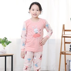 Kids Line 女童9分袖家居服上下套裝 芭蕾舞兔