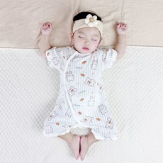 STARDOOR 嬰幼兒動物網眼短袖連身衣