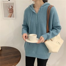 I'M MONG 女款Kid鈕扣連帽針織衫