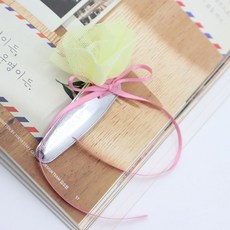 비단길 어비스 리본꽃 똑딱핀