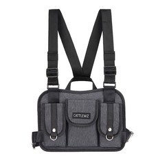 collorp 胸掛釣魚包, 灰色