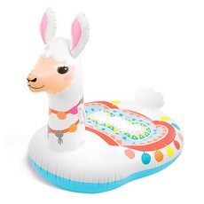 Intex 充氣草泥馬坐騎游泳圈, 羊駝, 1個