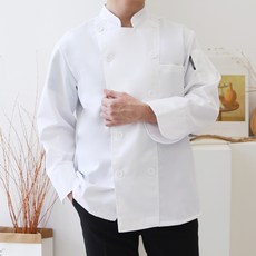 Lebata China Karat全白色長袖廚師服+襪子 隨機出貨