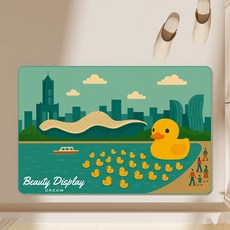 BEAUTY DISPLAY 美得像專櫃 珪藻土地墊 風景, 2個, 小確幸 高雄 綠色
