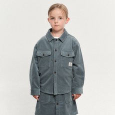 MaritheFrancoisGirbaud 兒童 EIFFEL LABEL 燈芯絨襯衫外套