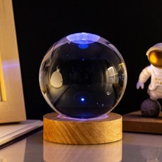 前程似錦 感性LED現代水晶球 臥室情境燈 6cm, 光球