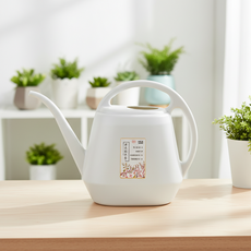 Join Made 園藝用品 植物澆水壺 4L, 白色, 1個