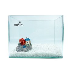 MOSTPET 水車魚缸套組, 水晶白