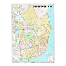 Map.Come 廣津區內部地圖塗層小 78 x 110cm, 1個
