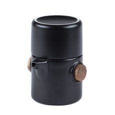 JCP極簡設計茶壺, 黑色, 250ml, 1個