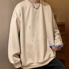 The Flow Commerce 男款 Flow Foam 復古風人造麂皮圓領大學T