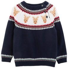 ROROCHAT 孩童款魯道夫圖騰針織毛衣