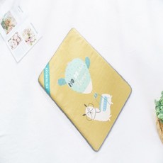 반려동물 예쁜 디자인 쿨매트, 옐로우, 1개