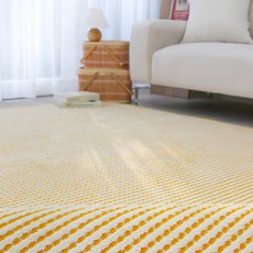 Reciente Point可水洗條紋短毛地毯