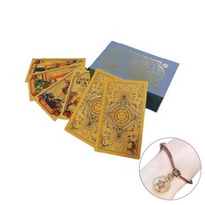 Neorin 燙金塔羅撲克牌, 1套, 金色