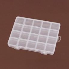 아트조이 칸칸이 소품정리 다용도 화장대 미니 수납박스 20칸, 투명, 1개